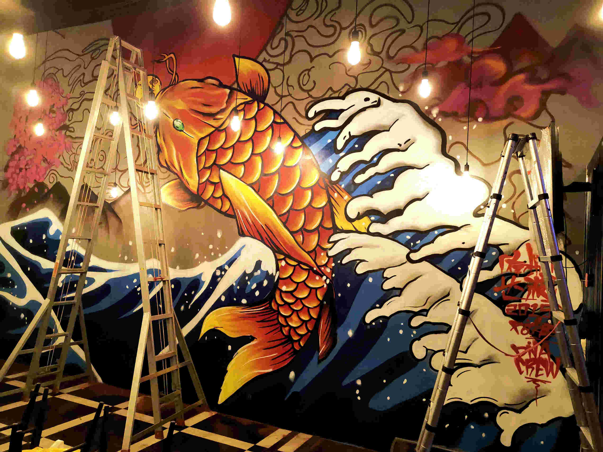 哈尔滨专业墙体彩绘公司